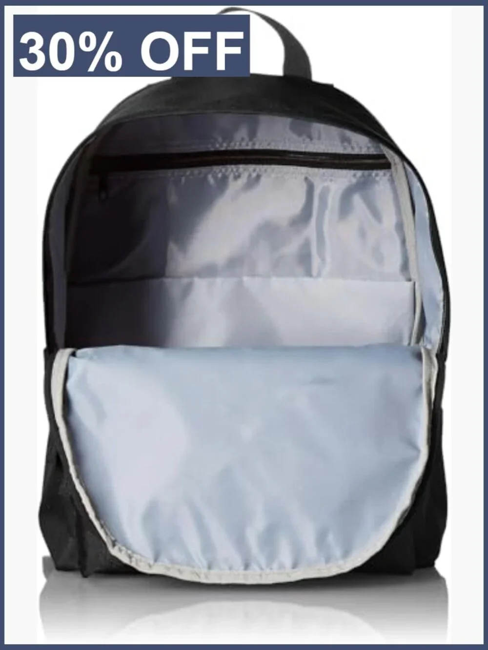 Classic School Backpack with Padded Straps, Large Compartment, Water Bottle